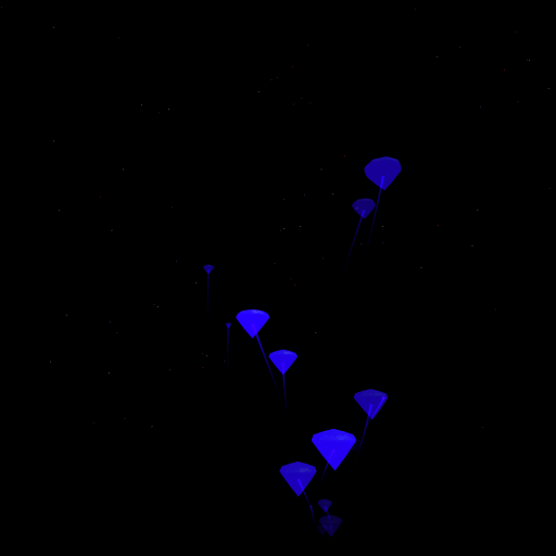 Blue Gem Particles
